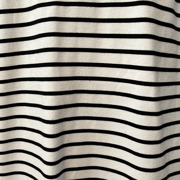 Gianni Bini Black/White Striped Shift Dress - Picture 6 of 9